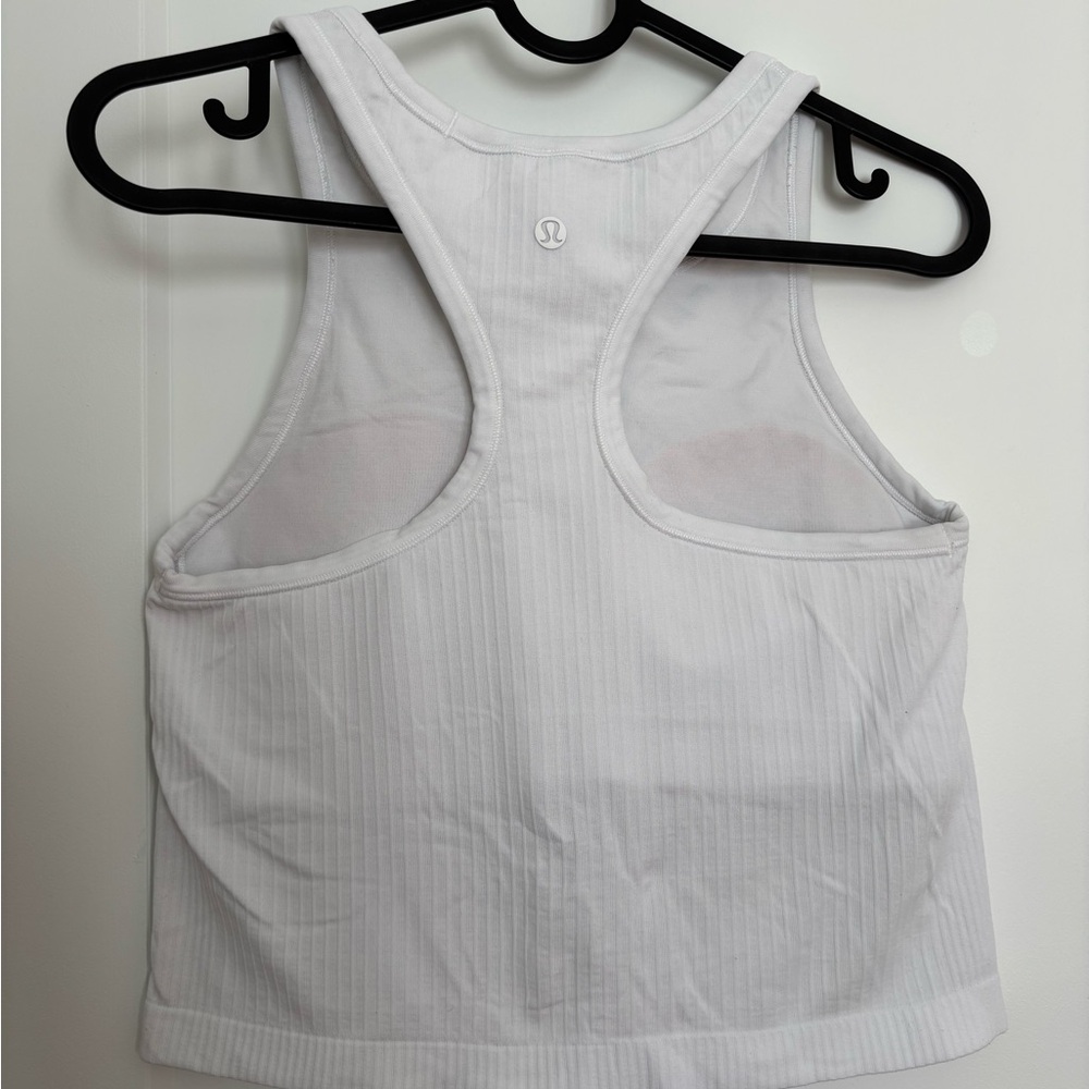 Ebb to street cropped raceback tank top - Picture 4 of 5